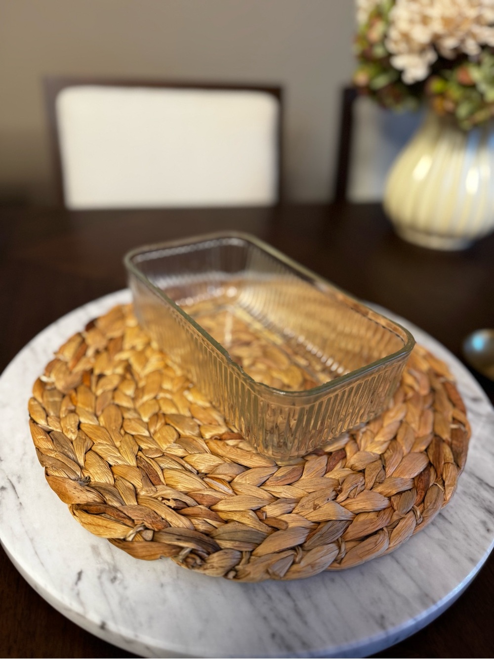 Transparent Glass refrigerator Dish